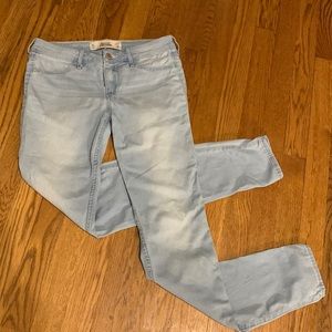 3/$30 Hollister jean legging 5L light blue